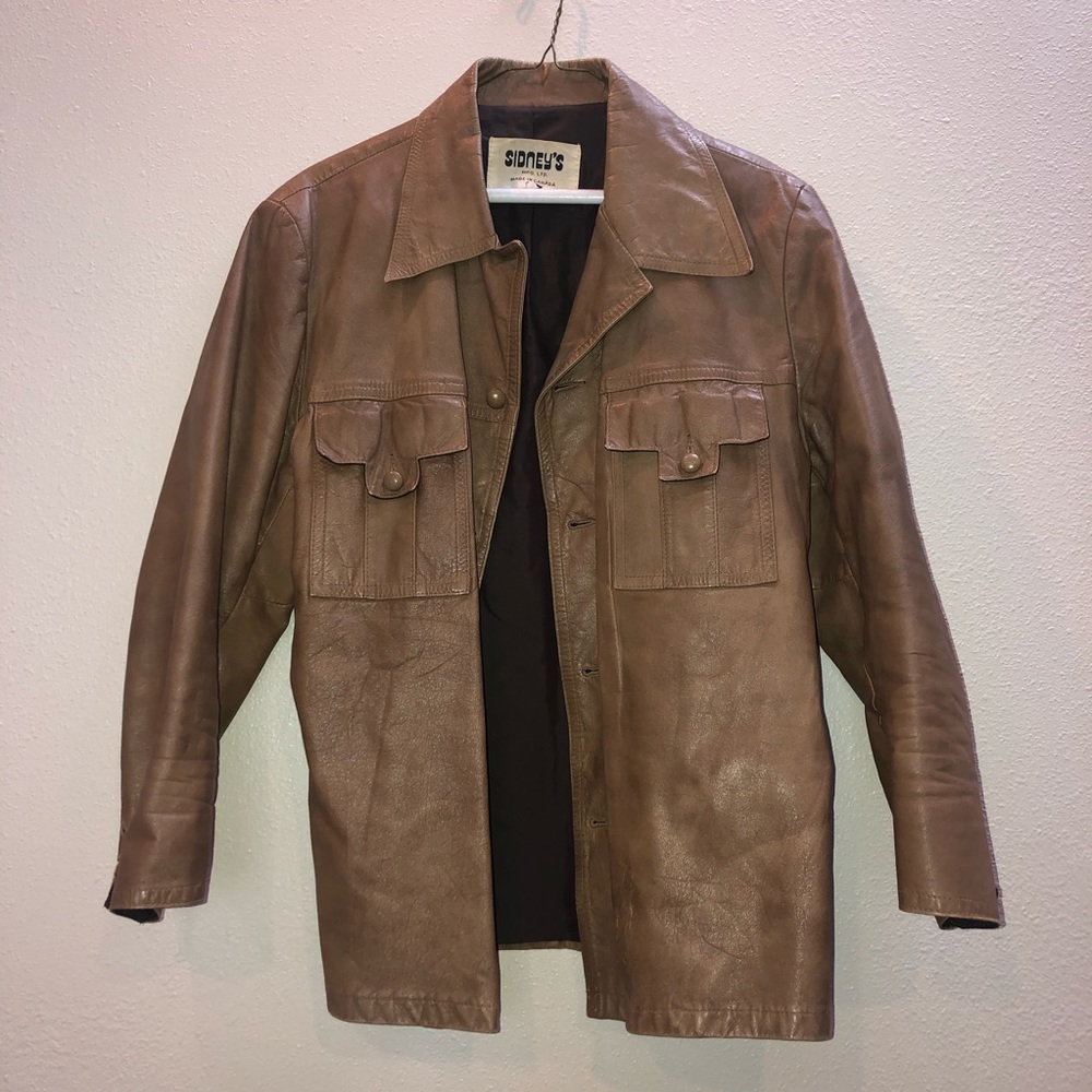 Vintage Genuine Leather Jacket